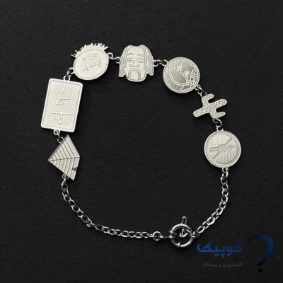 دستبند هفت تکه تمام استیل ترویس اسکات